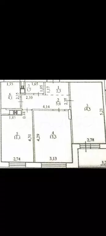 2-к. квартира, 52 м, 5/10 эт. - Фото 0