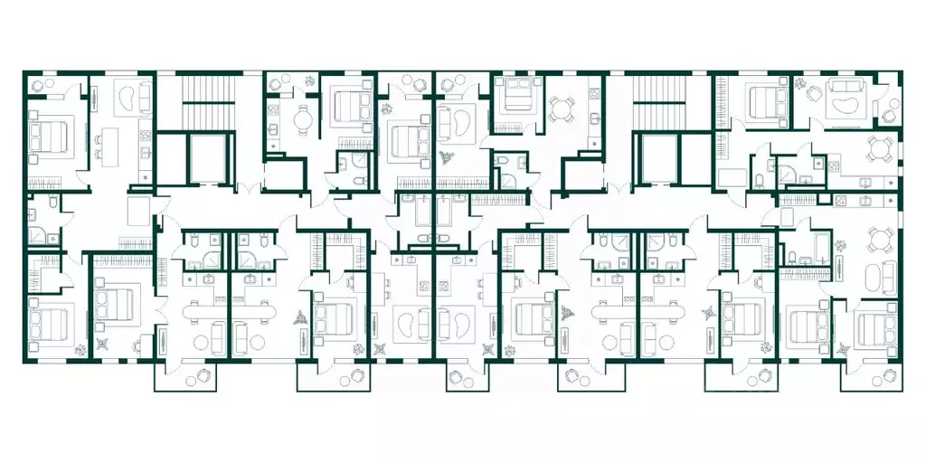 2-к кв. Дагестан, Дербент Новая История жилой комплекс (50.19 м) - Фото 2