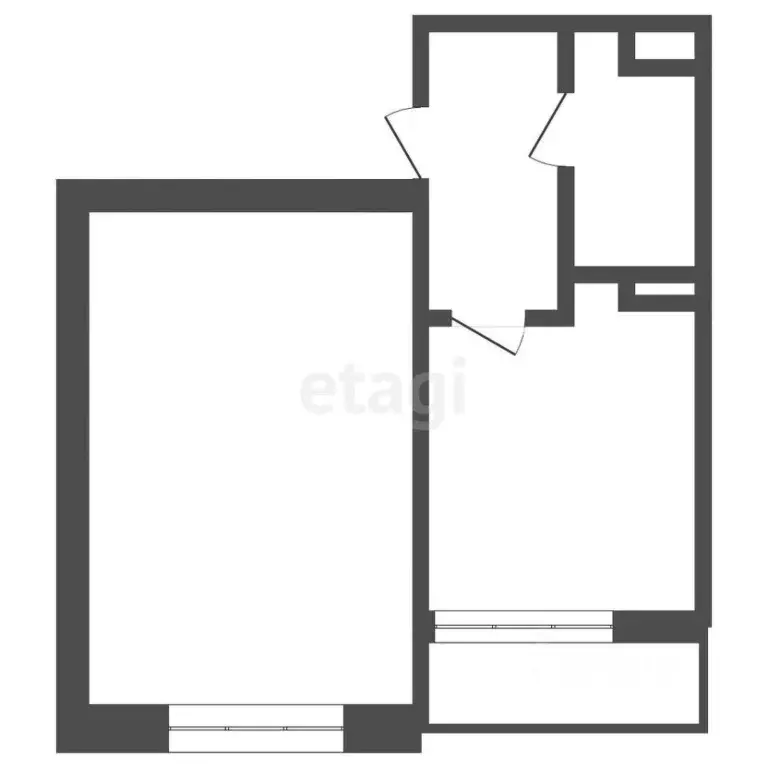 1-к кв. Бурятия, Улан-Удэ ул. Столбовая, 54А (42.9 м) - Фото 1