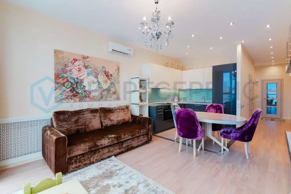 3-к кв. Омская область, Омск наб. Тухачевского, 16 (80.0 м) - Фото 1