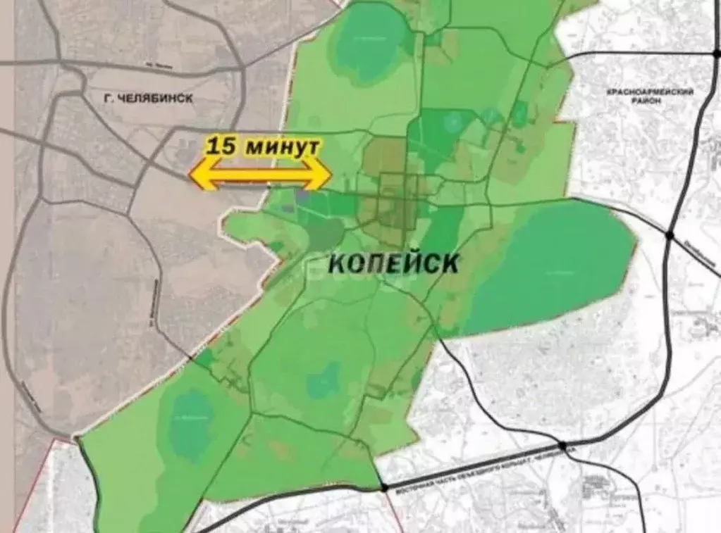 Участок в Челябинская область, Копейск Тепличный пер., 4 (9.6 сот.) - Фото 0