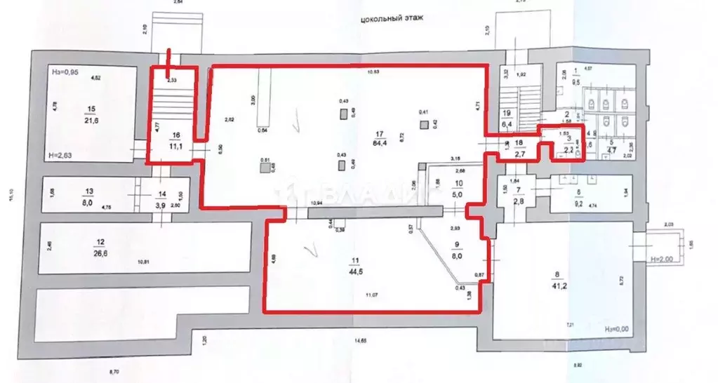 Помещение свободного назначения в Карелия, Петрозаводск просп. ... - Фото 2