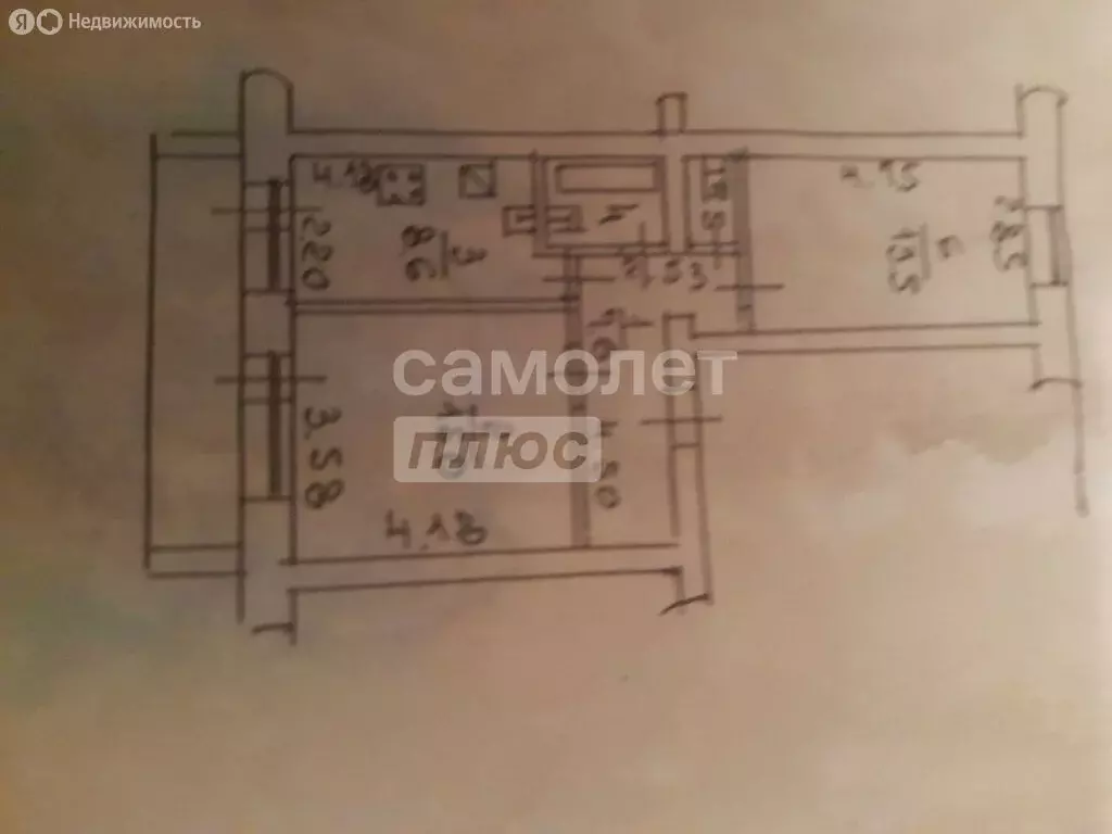 2-комнатная квартира: Липецк, микрорайон Сырский Рудник, улица ... - Фото 1