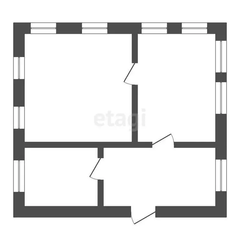 Дом в село Бигила, Шоссейная улица (41.7 м) - Фото 1