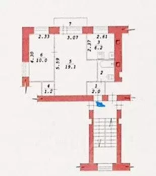 2-к кв. Новосибирская область, Новосибирск ул. Чехова, 142 (41.6 м) - Фото 0