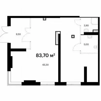Помещение свободного назначения (83.7 м) - Фото 2