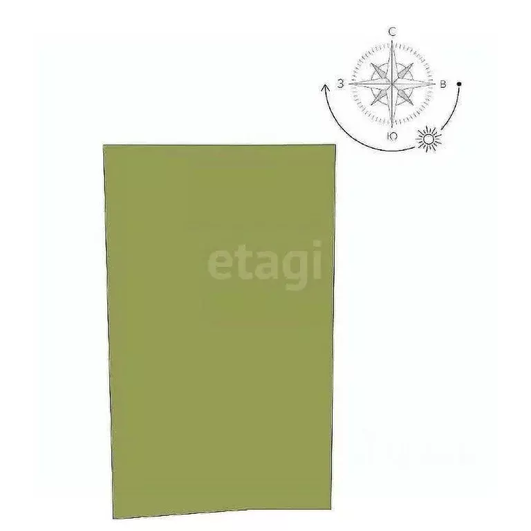 Участок в Крым, Евпатория городской округ, Новоозерное пгт  (6.0 сот.) - Фото 1