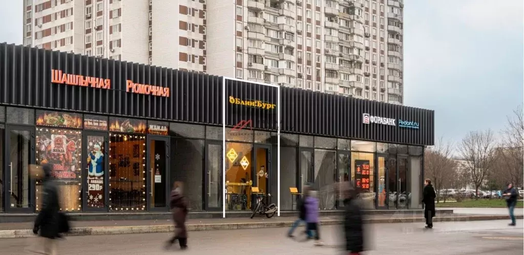 Торговая площадь в Москва Шипиловский проезд, 39К3 (30 м) - Фото 1