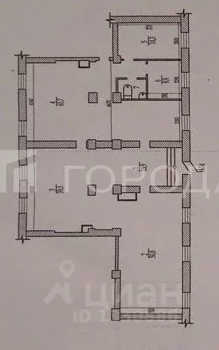 Торговая площадь в Кемеровская область, Осинники ул. Кирова, 31 (198 ... - Фото 2