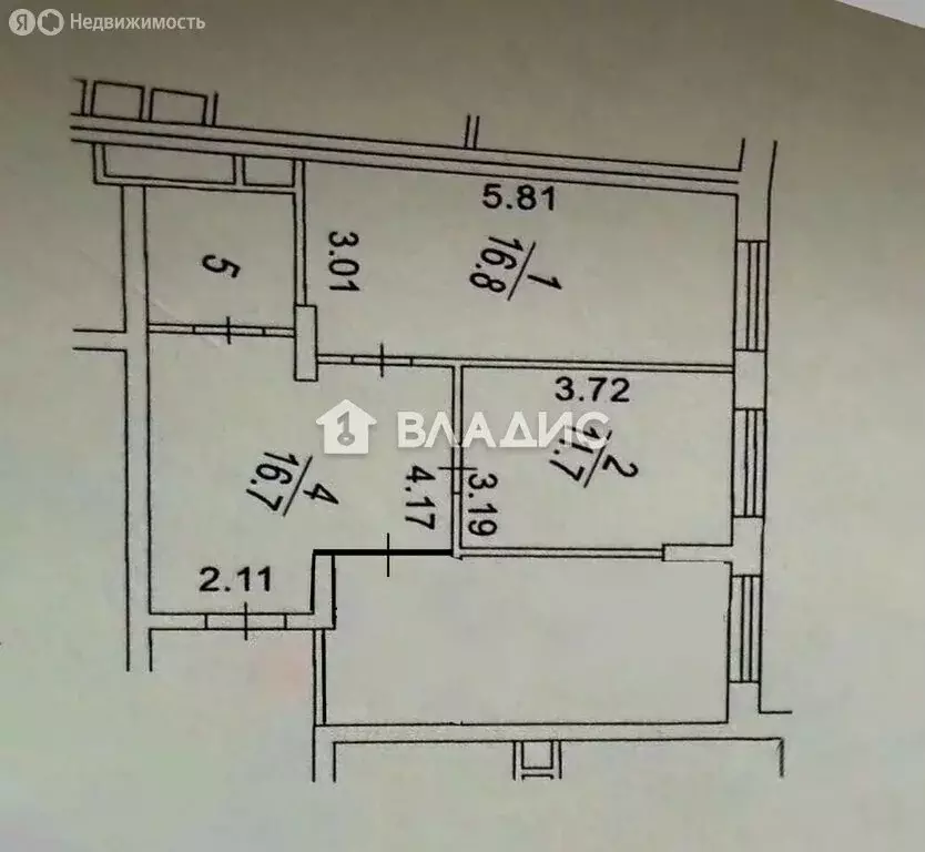 2-комнатная квартира: Москва, Хорошёвское шоссе, 12к1 (62 м) - Фото 1