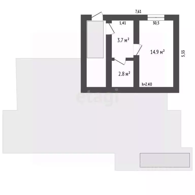 Торговая площадь в Владимирская область, Ковров ул. Абельмана, 18/26 ... - Фото 2