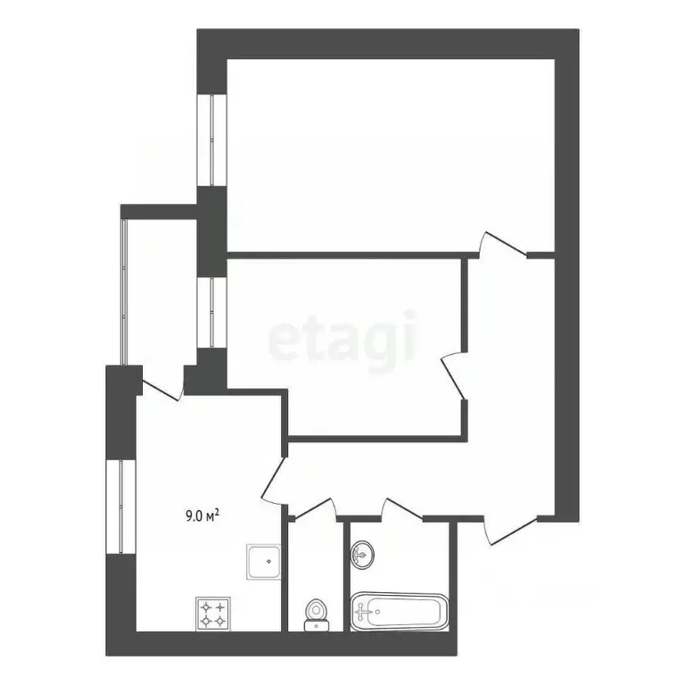 2-к кв. Ярославская область, Ростов пос. Фабрики Рольма, 3 (45.0 м) - Фото 2