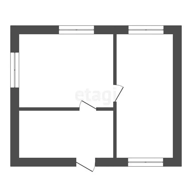 Дом в Алапаевск, коллективный сад № 6 АМЗ Солнечный (36 м) - Фото 1