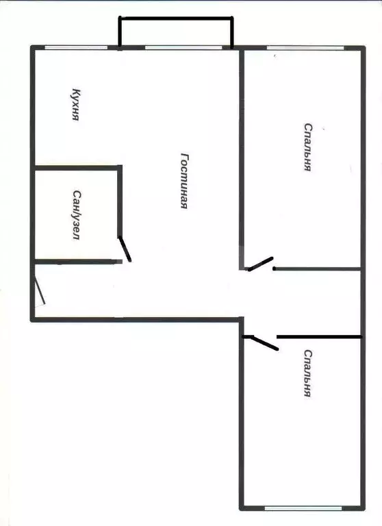 3-комнатная квартира: Ангарск, 92-й квартал, 24 (59 м) - Фото 0