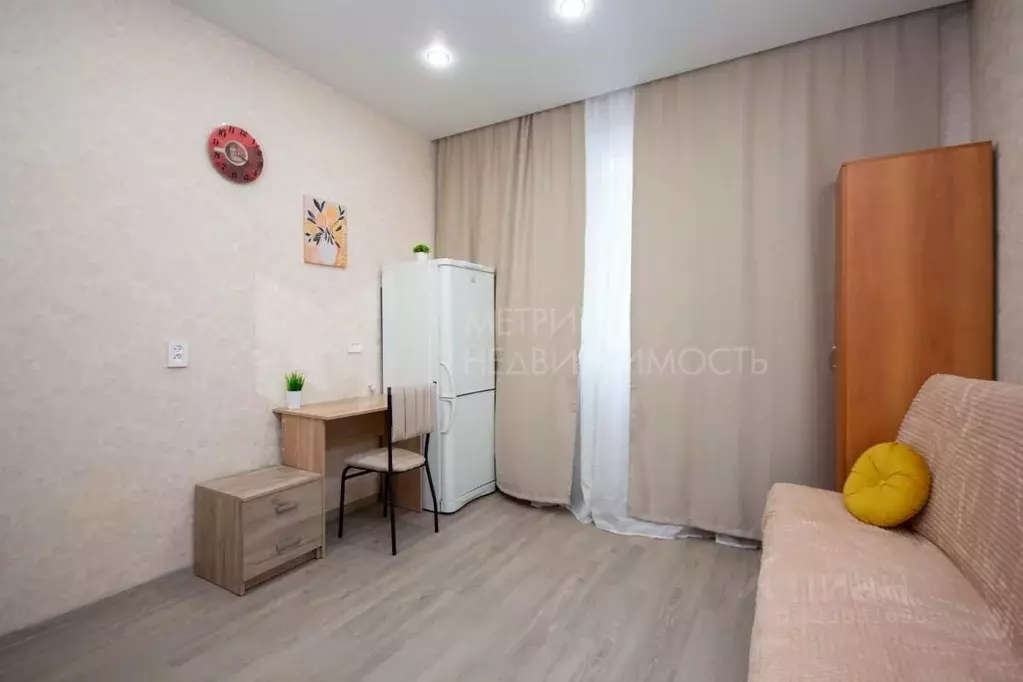 Студия Тюменская область, Тюмень ул. 2-я Луговая, 24к2 (19.0 м) - Фото 1