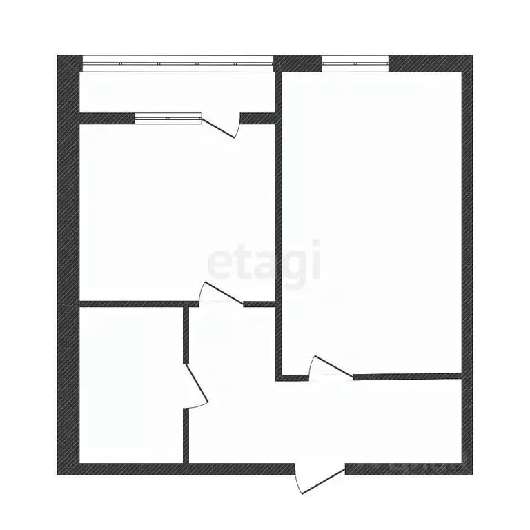 1-к кв. Белгородская область, Белгород ул. Есенина, 9к2 (36.1 м) - Фото 1