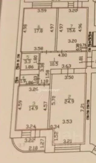 3-к кв. Орловская область, Орел ул. Лескова, 3 (90.0 м) - Фото 2
