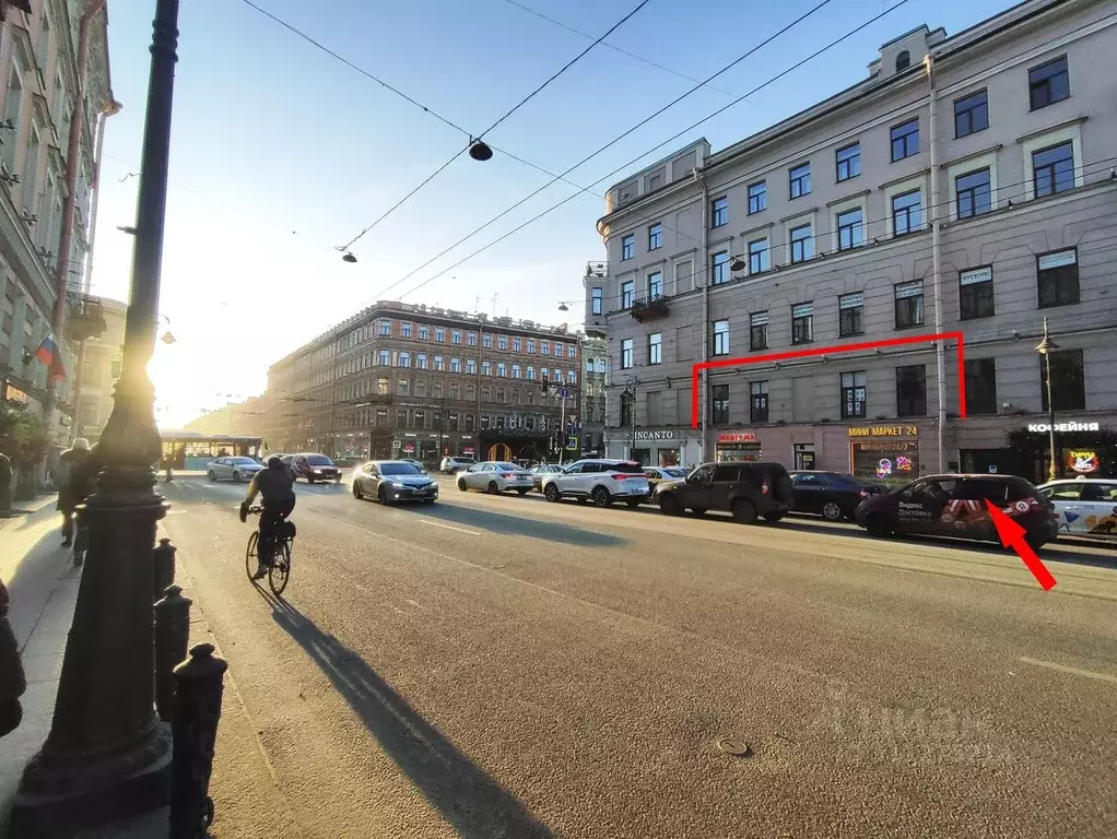 Помещение свободного назначения в Санкт-Петербург Невский просп., ... - Фото 2