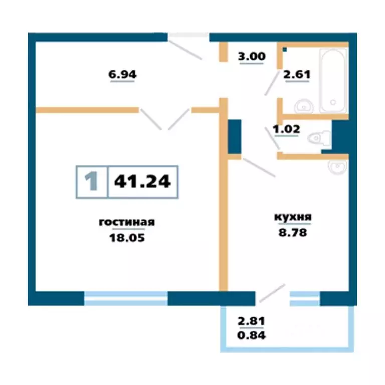 1-к кв. Красноярский край, Красноярск Нанжуль-Солнечный мкр, ... - Фото 1
