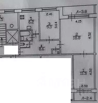 2-к кв. Санкт-Петербург Белорусская ул., 14/22 (57.4 м) - Фото 1