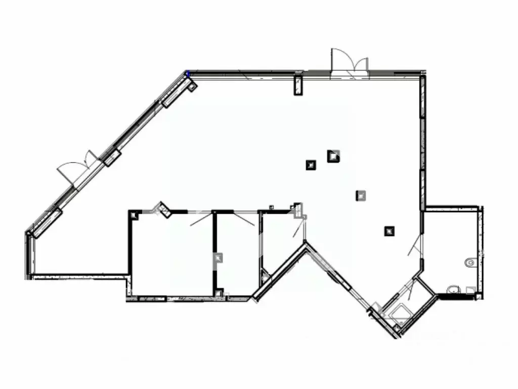 Торговая площадь в Москва наб. Марка Шагала, 11к2 (135 м) - Фото 2