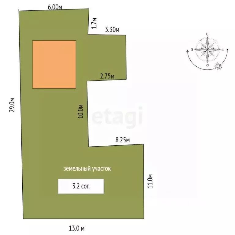 Дом в Ростовская область, Аксай Зеленая ул. (35 м) - Фото 1