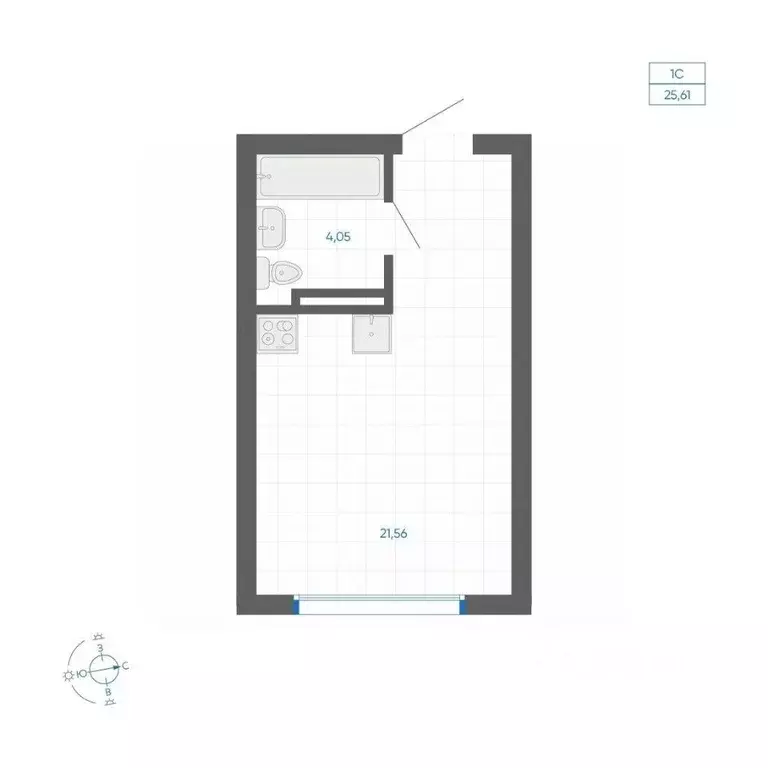 Студия Челябинская область, Челябинский городской округ, пос. ... - Фото 1