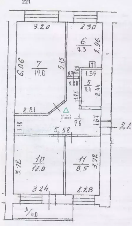 3-к кв. Башкортостан, Уфа ул. Карла Маркса, 40 (59.8 м) - Фото 1