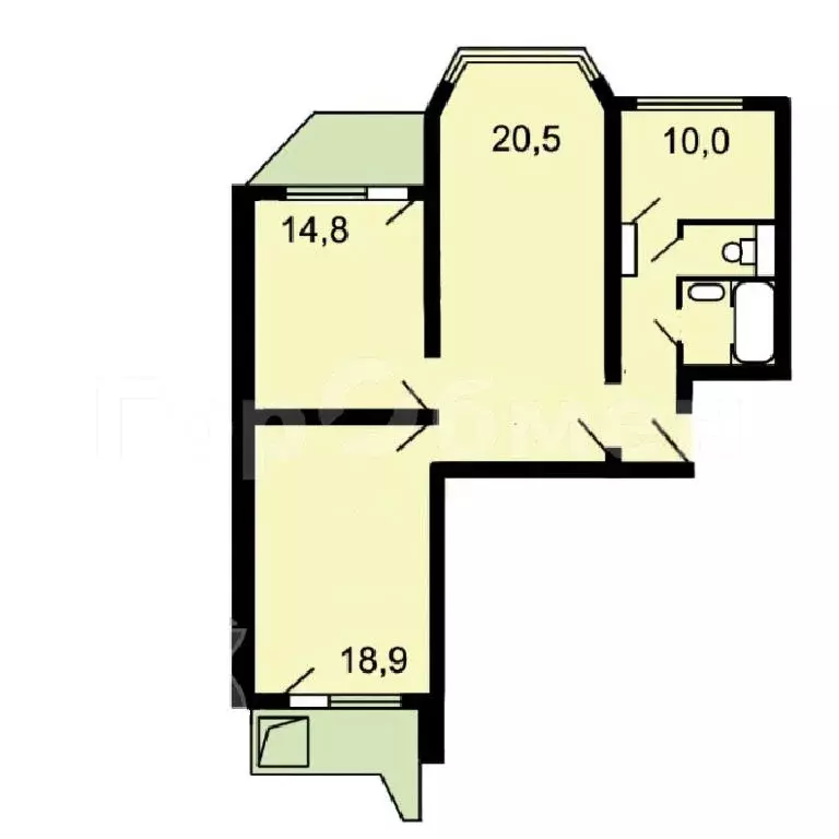 Продается 3-комнатная квартира - Фото 1
