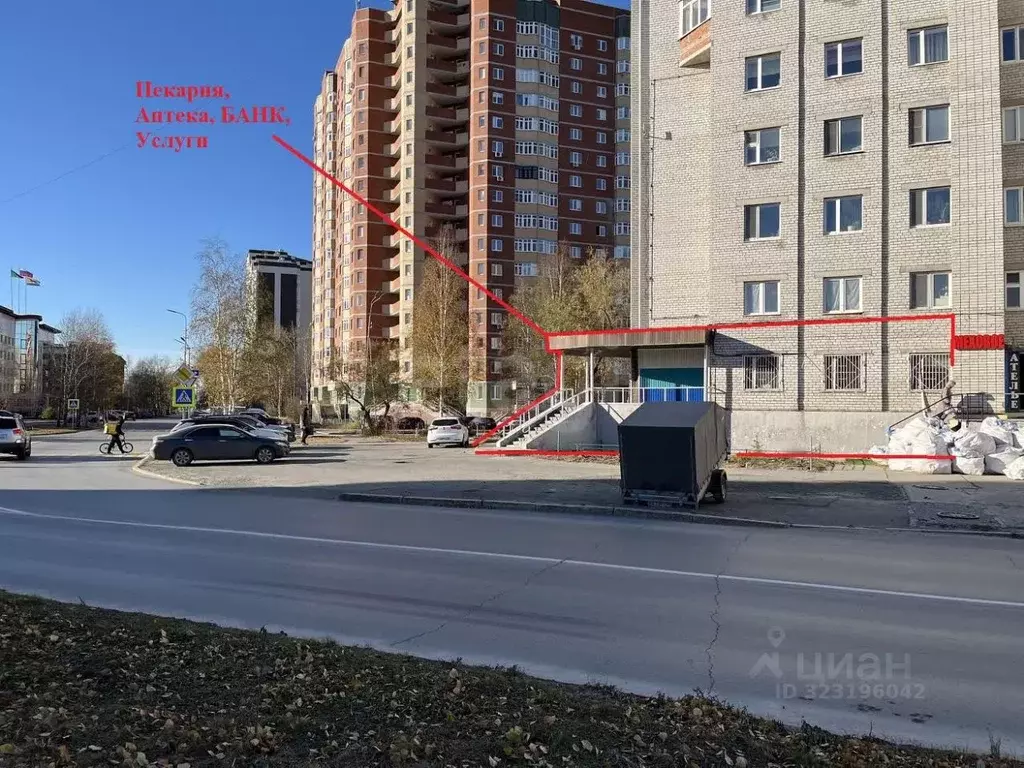 Торговая площадь в Ханты-Мансийский АО, Сургут ул. Энтузиастов, 4 (135 ... - Фото 1