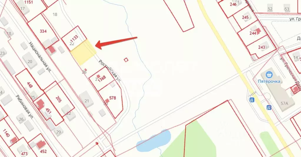 Участок в Кемеровская область, Кемерово Российская ул. (10.0 сот.) - Фото 1