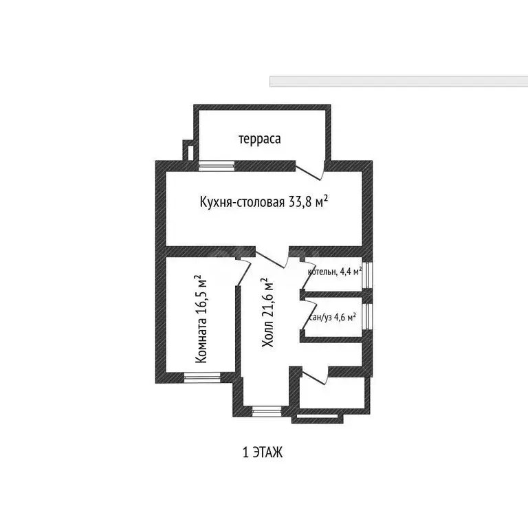 Дом в Майкоп, улица Толстого (152.9 м) - Фото 1