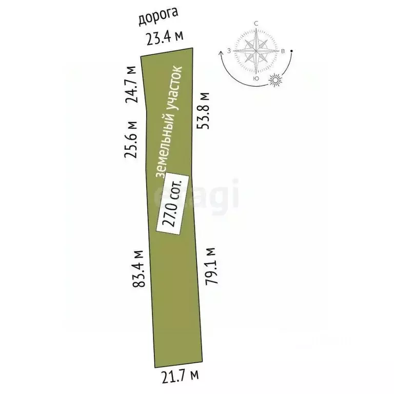 Участок в Владимирская область, Меленковский муниципальный округ, д. ... - Фото 2