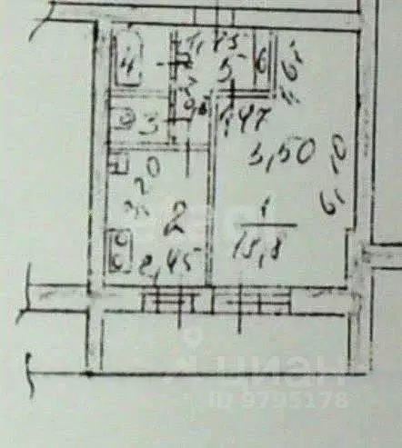 1-к кв. Татарстан, Казань ул. Декабристов, 83 (34.9 м) - Фото 1