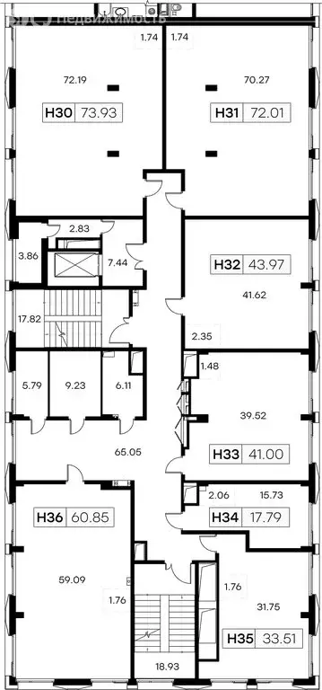 Офис (73.93 м) - Фото 2