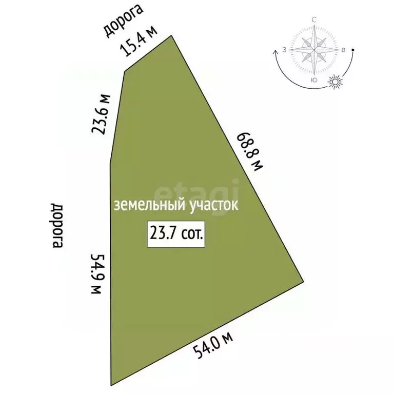 Участок в Мордовия, Кочкуровский район, с. Мурань  (24.0 сот.) - Фото 2