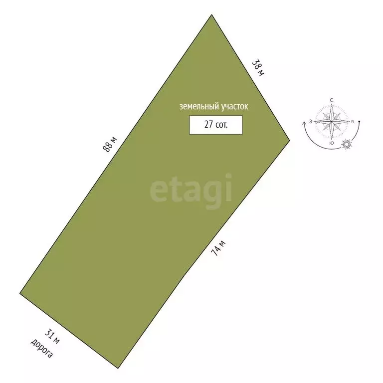 Дом в село Сингуль Татарский, Новая улица (50 м) - Фото 1