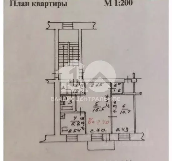 2-к кв. Новосибирская область, Новосибирск ул. Блюхера, 26 (40.1 м) - Фото 2