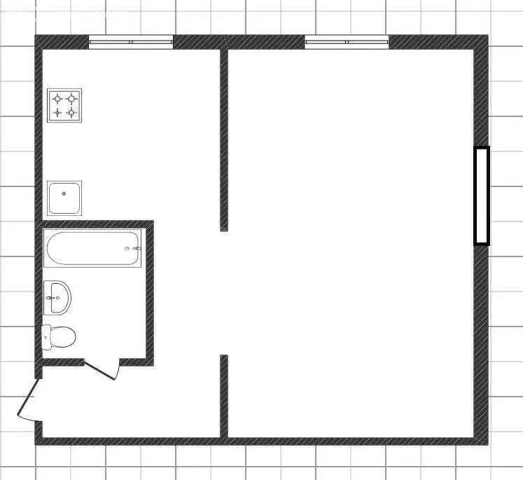 1-комнатная квартира: Липецк, микрорайон Дачный, Центральная улица, 9 ... - Фото 1