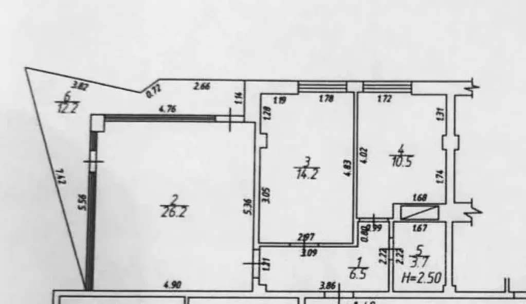 2-к кв. Краснодарский край, Анапа ул. Шевченко, 156 (61.1 м) - Фото 1
