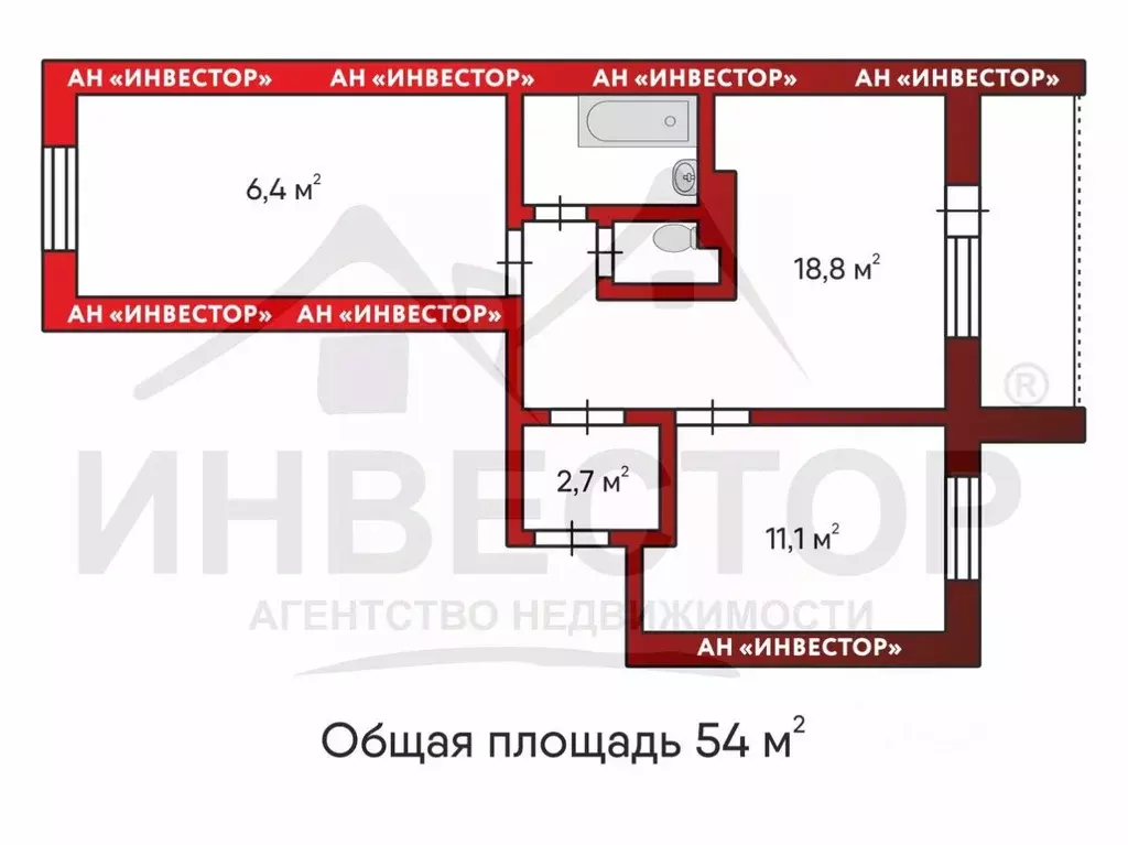 2-к кв. Челябинская область, Копейск ул. Кожевникова, 51А (58.0 м) - Фото 2