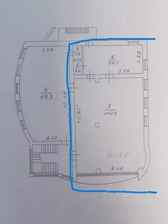 Офис в Астраханская область, Астрахань ул. Николая Островского, 117А ... - Фото 1