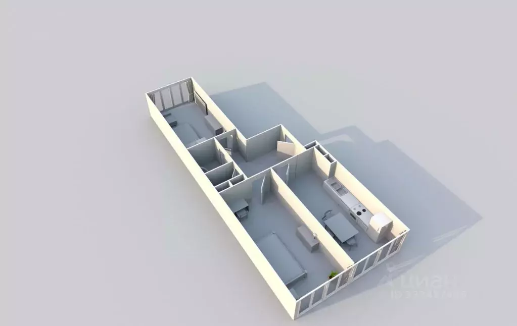 2-к кв. Москва Березовая аллея, 19к1 (58.8 м) - Фото 2