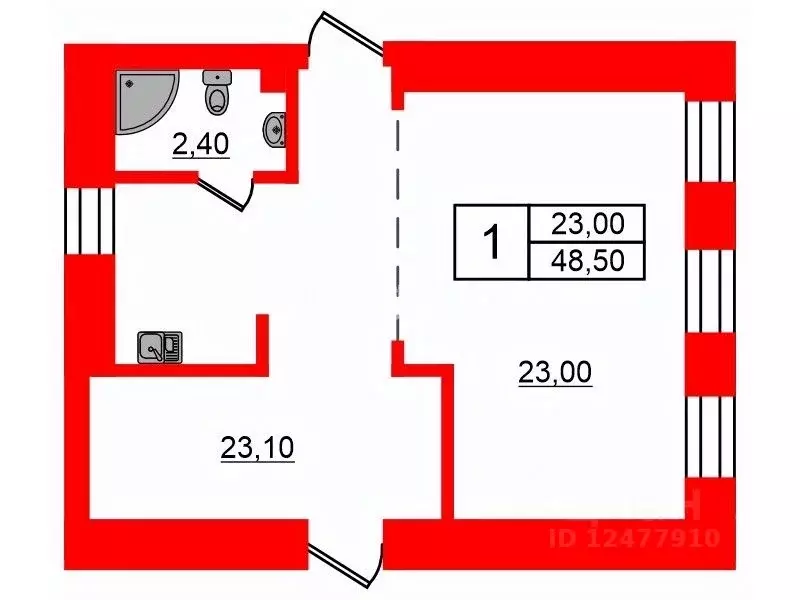 Помещение свободного назначения в Санкт-Петербург ул. Опочинина, 17 ... - Фото 2