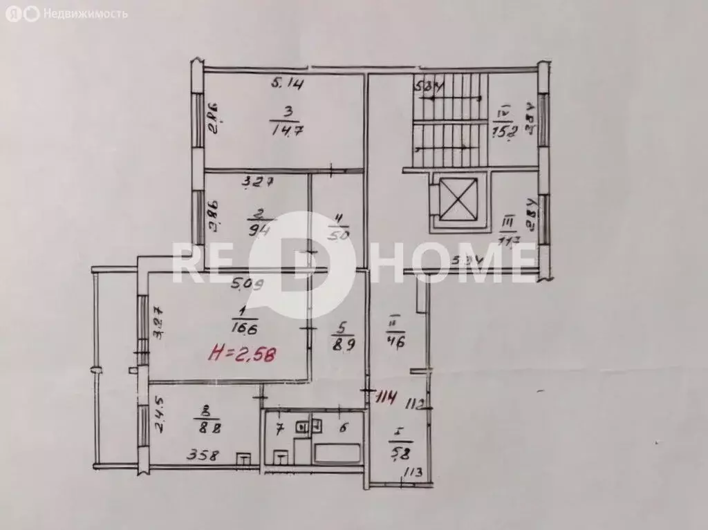 3-комнатная квартира: Пермь, улица Докучаева, 32 (67.8 м) - Фото 1