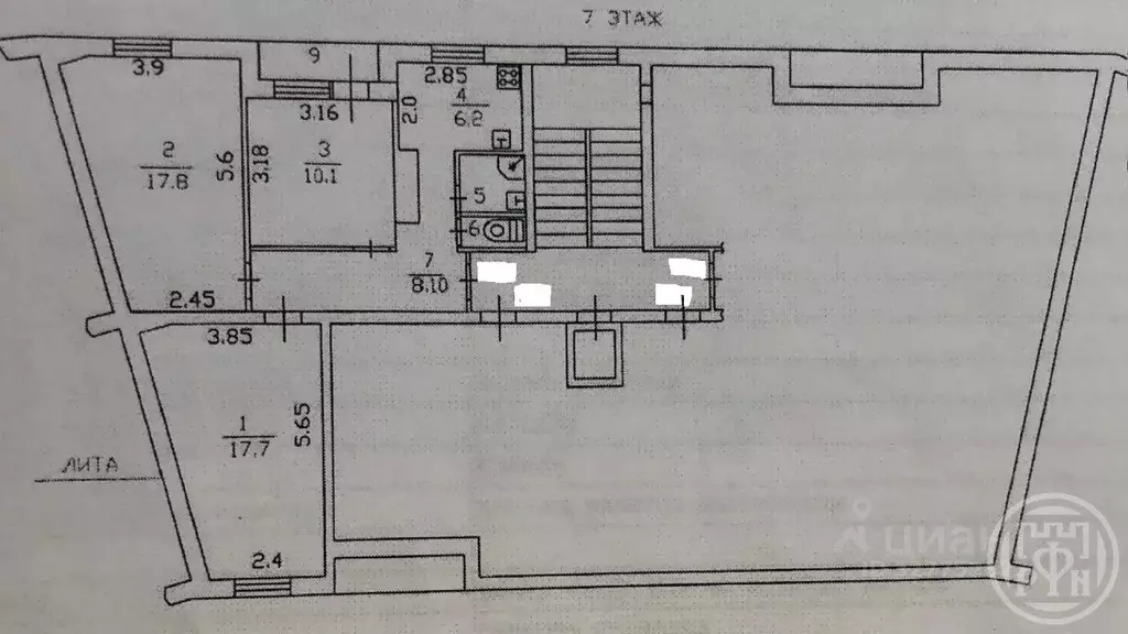 3-к кв. Ленинградская область, Кировский район, Приладожский городской ... - Фото 2