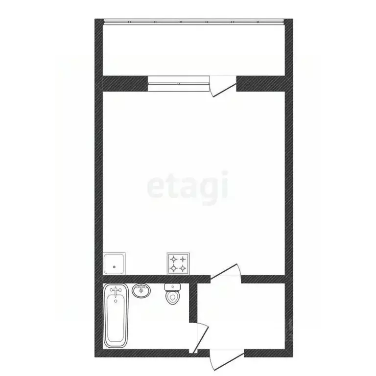 Студия Амурская область, Благовещенск ул. Островского, 116 (30.1 м) - Фото 1