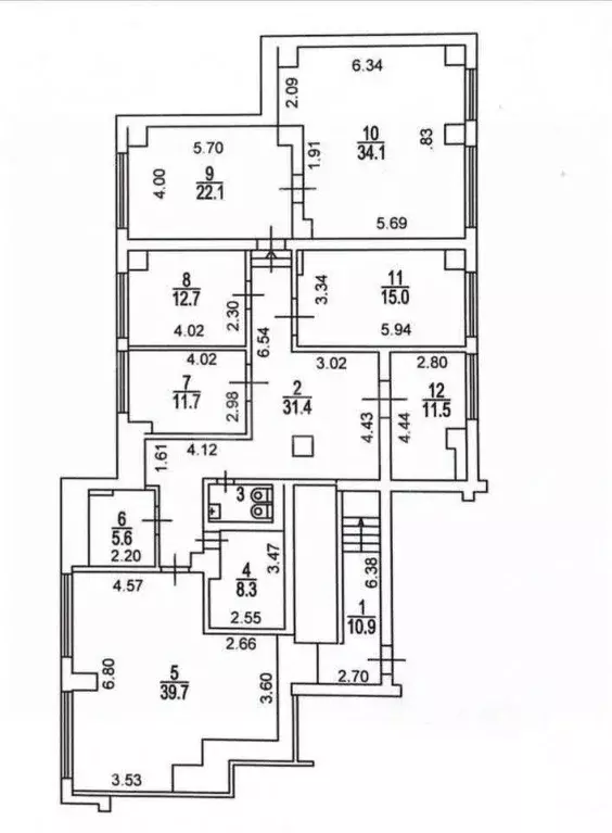 Помещение свободного назначения в Москва Братиславская ул., 16К1 (236 ... - Фото 1