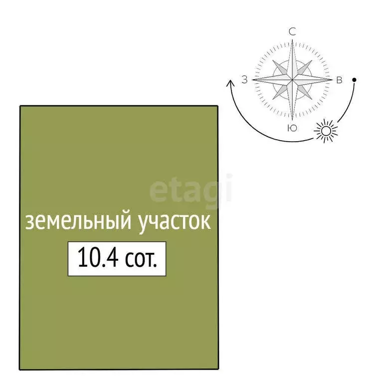 Участок в Отрадное, улица Победы (10.4 м) - Фото 1