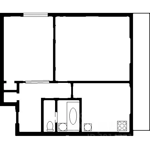 2-к кв. Москва ул. Академика Виноградова, 4К2 (40.0 м) - Фото 1